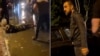 Georgia - grabs from video of plain-clothes men attacking protesters - May 3 - screen grab