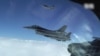 Літак F-16 під час навчань, фото ілюстративне