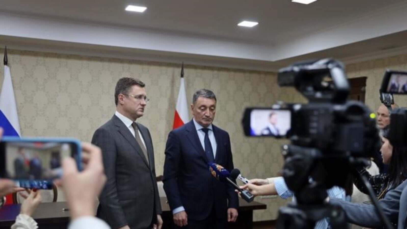 На встрече Константина Джуссоева с Александром Новаком обсуждался вопрос снятия вывозной пошлины для Южной Осетии