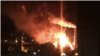 Zapaljena rafinerija u Tupaseu na obali Crnom mora u ruskom Krasnodarskom kraju, 25. januar 2024.