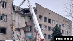 Наслідки російського удару по лікарні в місті Селидове, Донецька область, 21 листопада 2023 року