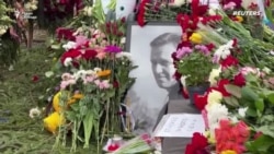 На могилу Навального продолжают нести цветы