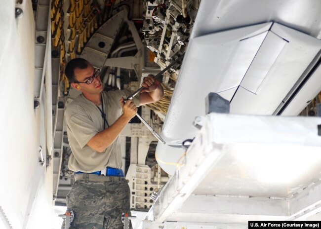 A U.S. soldier makes final adjustments to a JASSM as it is loaded into a bomb bay. Phillips P. O&rsquo;Brien, who runs a popular Substack focused on the war in Ukraine, told RFE/RL he believes the missiles are only now entering the discussion because &ldquo;JASSMs have some technologies that [the U.S.] would not want getting into the wrong hands.&rdquo; He adds that &ldquo;presumably that could be surmounted by just giving the Ukrainians early versions.&rdquo;