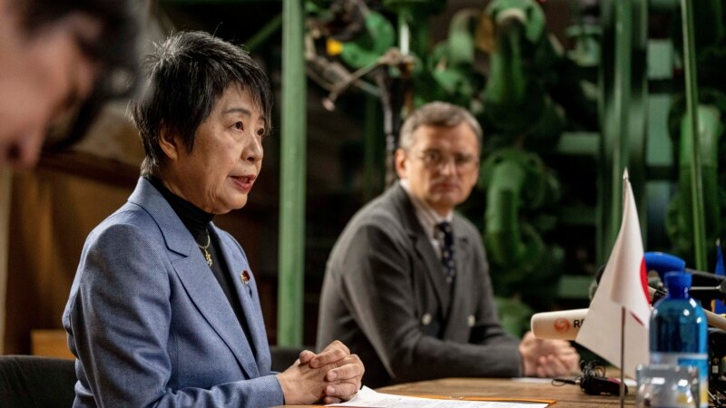 Ministrica vanjskih poslova Japana u Kijevu: Tokio nastavlja pomagati Ukrajini