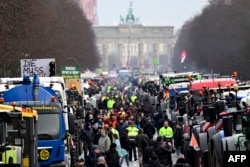Протест фермерів у Берліні. Німеччина, 15 січня 2024 року