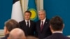 Қазақстан президенті Қасым-Жомарт Тоқаев және Франция басшысы Эммануель Макрон. Астана, 1 қараша 2023 жыл. 