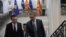 Premijer Kosova Aljbin Kurti i njegov kolega iz Sjeverne Makedonije Hristijan Mickoski tokom sastanka u Skoplju, avgusta 2024.