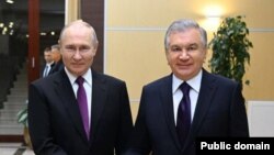 Владимир Путин ва Шавкат Мирзиёев