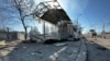 Фото зруйнованої зупинки оприлюднила Херсонська ОВА