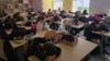 Meditație la o lecție de psihologie la liceul „Spiru Haret” din Chișinău