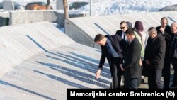 Nizozemski premijer Mark Rutte u posjeti Memorijalnom centru Srebrenica, 22. 1. 2024.