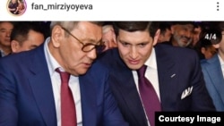 Gafur Rakhimov (solda) ve Otabek Umarov.