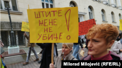 Spriječavanje femicida je bila jedna od tema marša u Banjaluci povodom osmog marta.