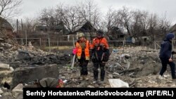 Наслідки російської ракетної атаки на село Рівне біля Покровська. Донецька область, 7 січня 2024 року (фото ілюстративне)