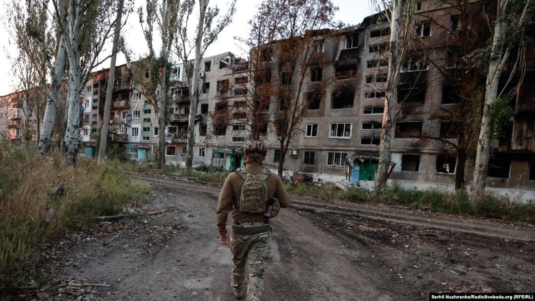 Вуглядар Данецкай вобласьці ў верасьні 2023 году. Ілюстрацыйнае фота 