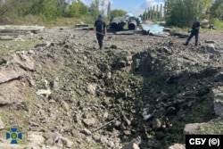 Наслідки обстрілу Росією аеродрому Канатове на Кіровоградщині