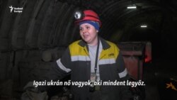 Egyre több nő dolgozik bányászként Ukrajnában, miután a férfi munkásokat besorozták, és rájuk hárult a családfenntartás
