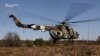 Ukranian Mi8 helicopter video grab
