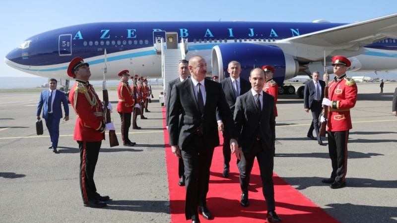 საქართველოს აზერბაიჯანის პრეზიდენტი, ილჰამ ალიევი ეწვია