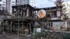 Shtëpia e djegur e familjes Koroglu në Mitrovicë të Jugut. 7 nëntor 2023. 