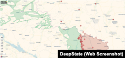 Наступательные действия армии РФ на Харьковском направлении, карта проекта DeepState за 10 мая