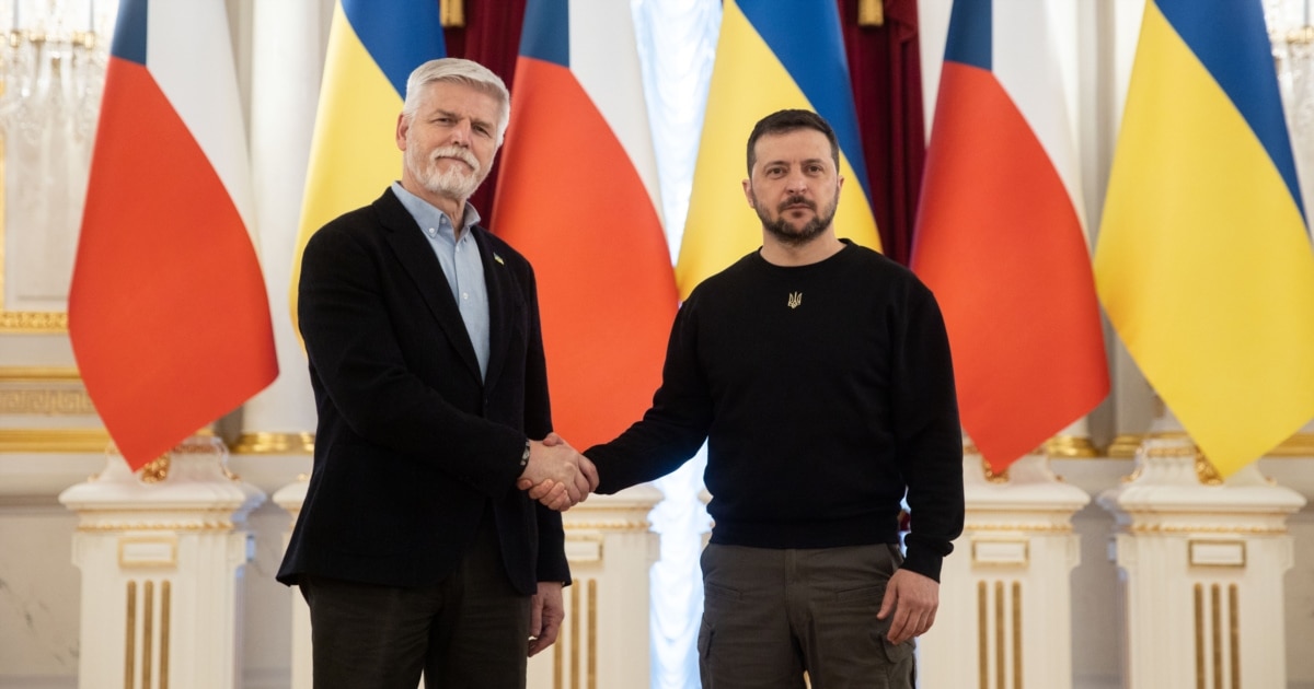 Президент України Володимир Зеленський відвідає Чехію 4 травня