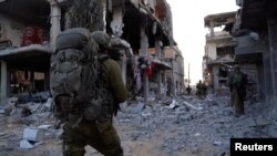 Израильские солдаты в секторе Газа, 7 ноября 2023 года