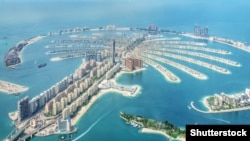 Остров Palm Jumeirha в Дубае. Иллюстративное фото