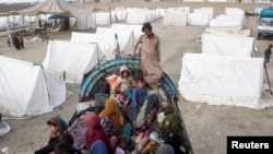 کمپ مهاجران اخراج افغان از پاکستان در منطقه چمن