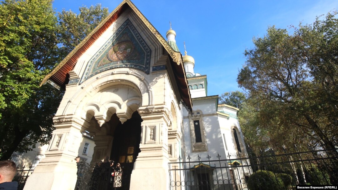 Biserica rusă din capitala Bulgariei, Sofia.