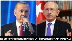 Турският президент Реджеп Тайип Ердоган и основният му опонент Кемал Кълъчдароглу