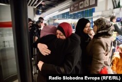 Državljani BiH i njihovi srodnici koji su evakuirani iz Pojasa Gaze, Sarajevo, 20. novembra 2023.