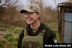Olga Solarz raises money to support Ukraine's soldiers and the civilians living in the war-ravaged southern Donbas region.