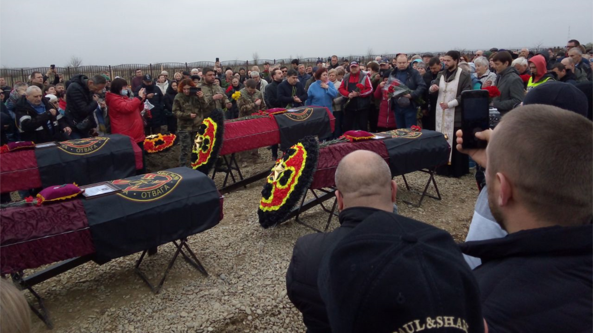 The next funerals of PMC “Wagner” mercenaries were held in Goryachy Klyuch