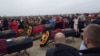 Funeral of mercenaries of PMC "Wagner" in the village of Bakuskaya, Krasnodar Territory