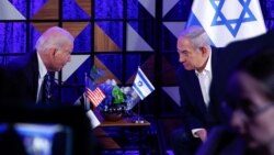 İsraillə HƏMAS arasında qarşıdurma fonunda ABŞ prezidenti Co Bayden İsrailə səfər edərək baş nazir Benyamin Netanyahu ilə görüşür.