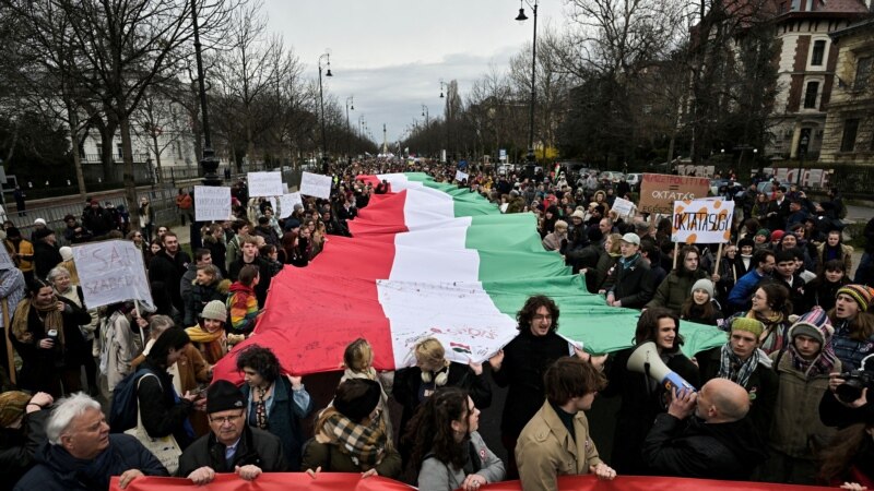 Students Call For Education Reform In Hungary Protest March