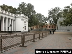 Безлюдний центр Одеси 9 травня 2014 року