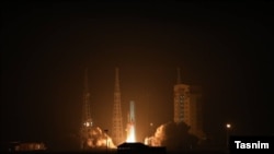 An Iranian SIMORGH missile launch system (file photo).