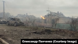 Зруйнований російським ракетним ударом будинок у с. Зарічне, Запорізька область, 3 листопада 2023 року