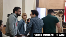 უჩა აბაშიძე და მარიამ იაშვილი. თბილისის საქალაქო სასამართლო. 2023 წლის 12 მაისი