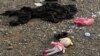 Nagorno-Karabakh - A doll and children's personal belongings lie on the ground in Stepanakert, October 2, 2023. 