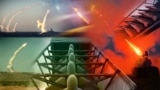БПЛА «Шахед» и пуски ракет с полигона Чауда в Крыму. Иллюстрационный коллаж