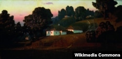 Картина українського художника Архипа Куїнджі «Вечір в Україні». Над цією картиною він працював довгих 23 роки
