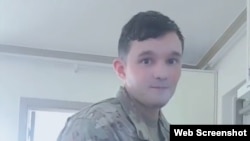 U.S. Army Staff Sergeant Gordon Black in a screengrab from a social media post by his acquaintance, Vladivostok native Aleksandra Vashchuk