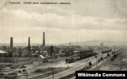 Керосиновый завод в Грозном, 1910 г.