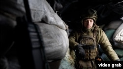 Боєць 12 бригади спецпризначення «Азов» Нацгвардії України з позивним «Менос»