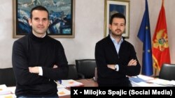 Milojko Spajić and Jakov Milatović