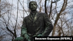 A monument to Bulgarian writer Ivan Vazov in Sofia