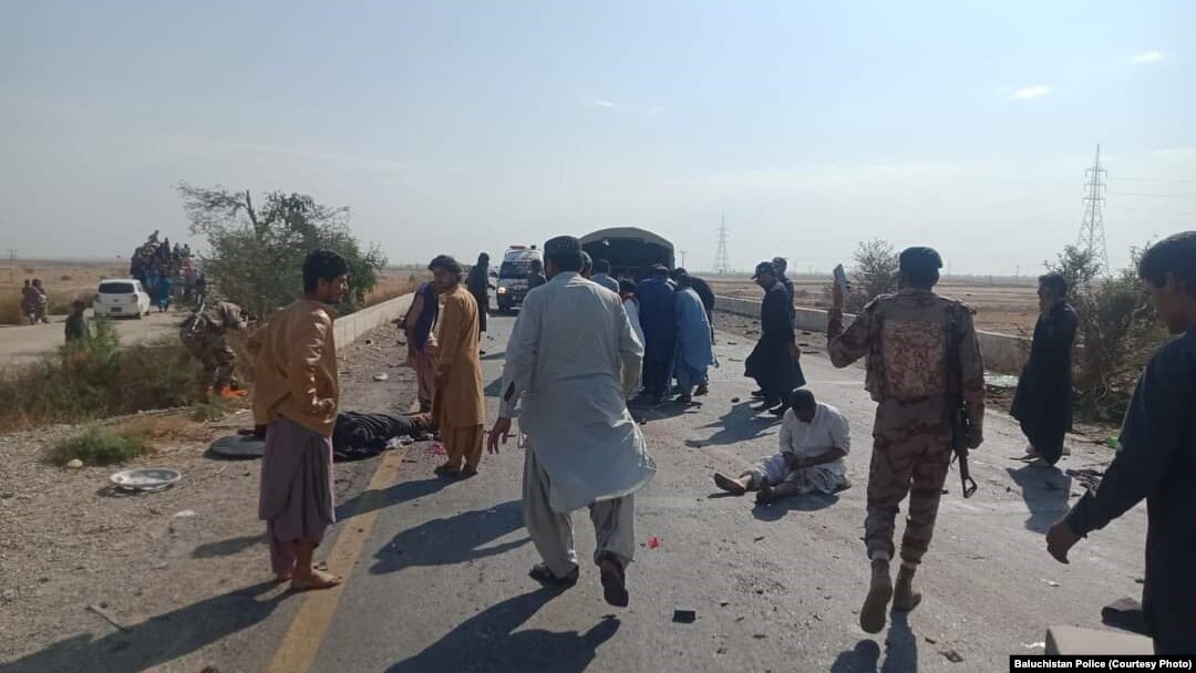 The aftermath of the deadly suicide bombing in southwestern Pakistan on March 6. 
